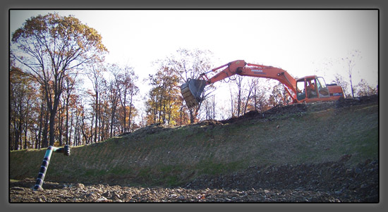 Site Development Doosan Excavator