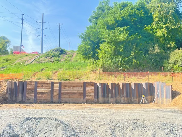 Pile Drive Wall
